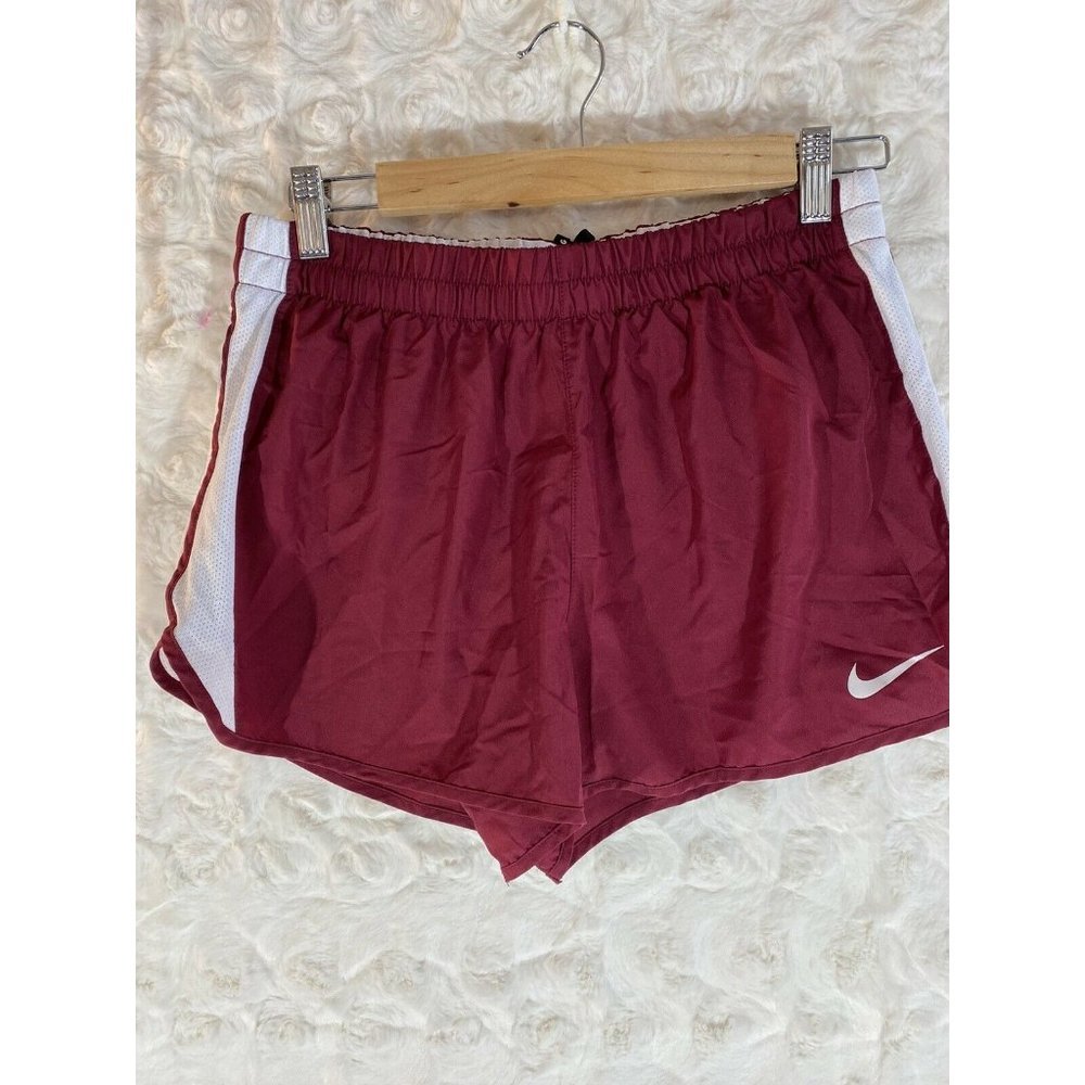 NIKE Dri-Fit Red Maroon Running Shorts Women’s szM